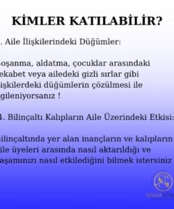 Aile Dizimi Atölyesi